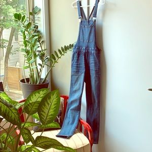 MADEWELL - Spring 2019 denim skinny fit overalls